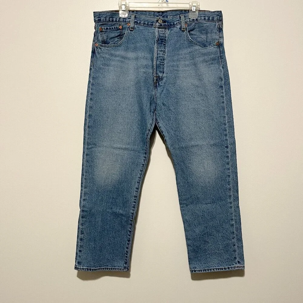 Levi's Mens 501 93 Jeans 38X27 Button Fly 90s Grunge Normcore Egypt Straight Leg